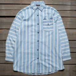 Lazy Oaf Women Cat Pocket Denim Shirt (blue / Denim)