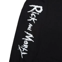 BAIT X Rick And Morty Men Skateboard Long Sleeve Tee (black) -Tees Shop v07a9666 edit