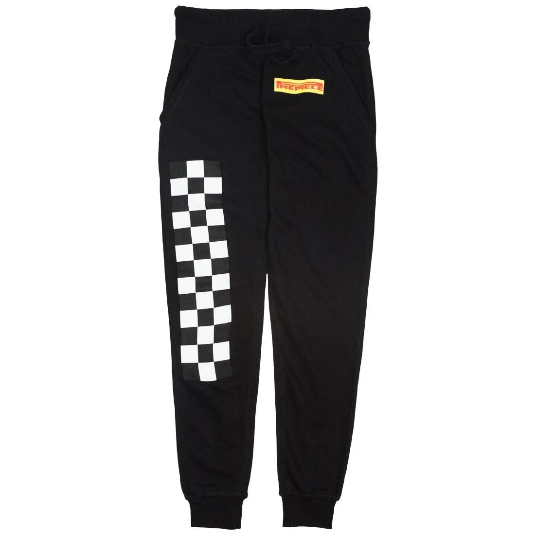 Dimepiece Women Dimepiece Checkers Sweat Pants (black) 3 Dimepiece Women Dimepiece Checkers Sweat Pants (black)
