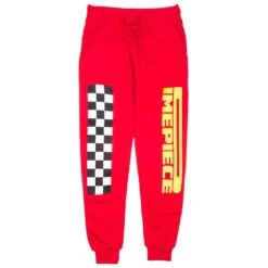 Dimepiece Women Dimepiece Checkers Sweat Pants (red)